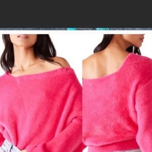 Free people soft fuzzy sweater